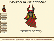 Tablet Screenshot of elverfeldt.de